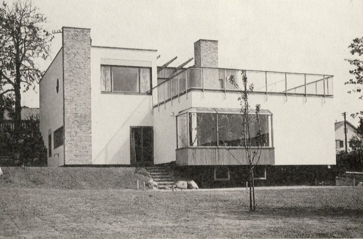 Alva och Gunnar Myrdals villa i Bromma, Stockholm. Arkitekt Sven Markelius 1937