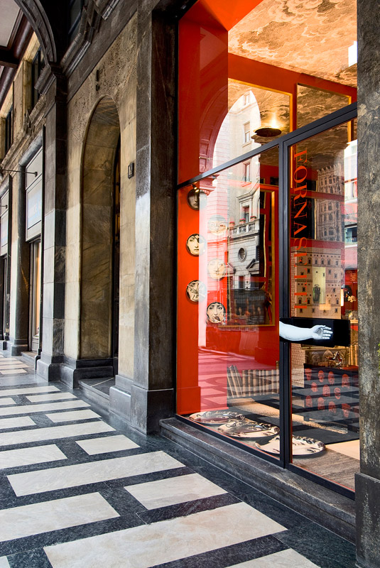 Fornasetti store in Milan