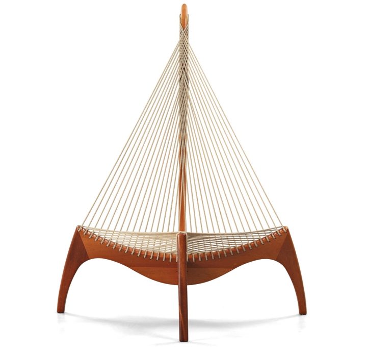Fåtölj ”harpestole ” av Jörgen Hövelskov (1960-tal) | ”The harp chair”