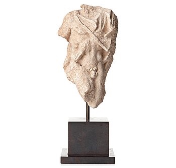 Skulptur, sandsten. Hellenistisk