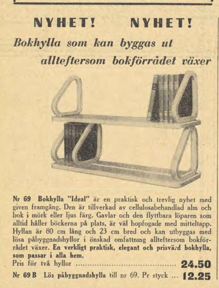 Första Ikea-katalogen 1950