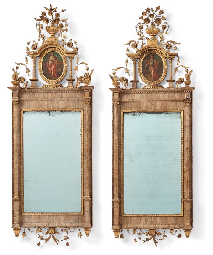 Speglar, Norditalien, omkring år 1800, Louis XVI.