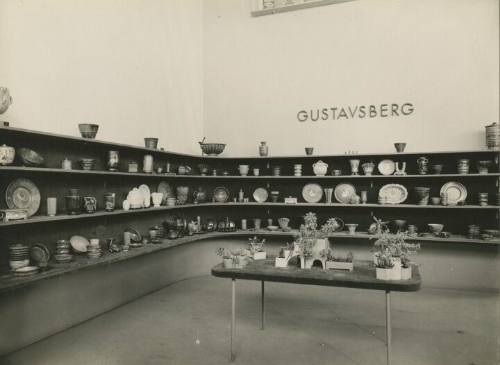 Katalogbild Gustavsbergs Kaktusställ ”Puzzle”, Gustavsberg 1930-tal